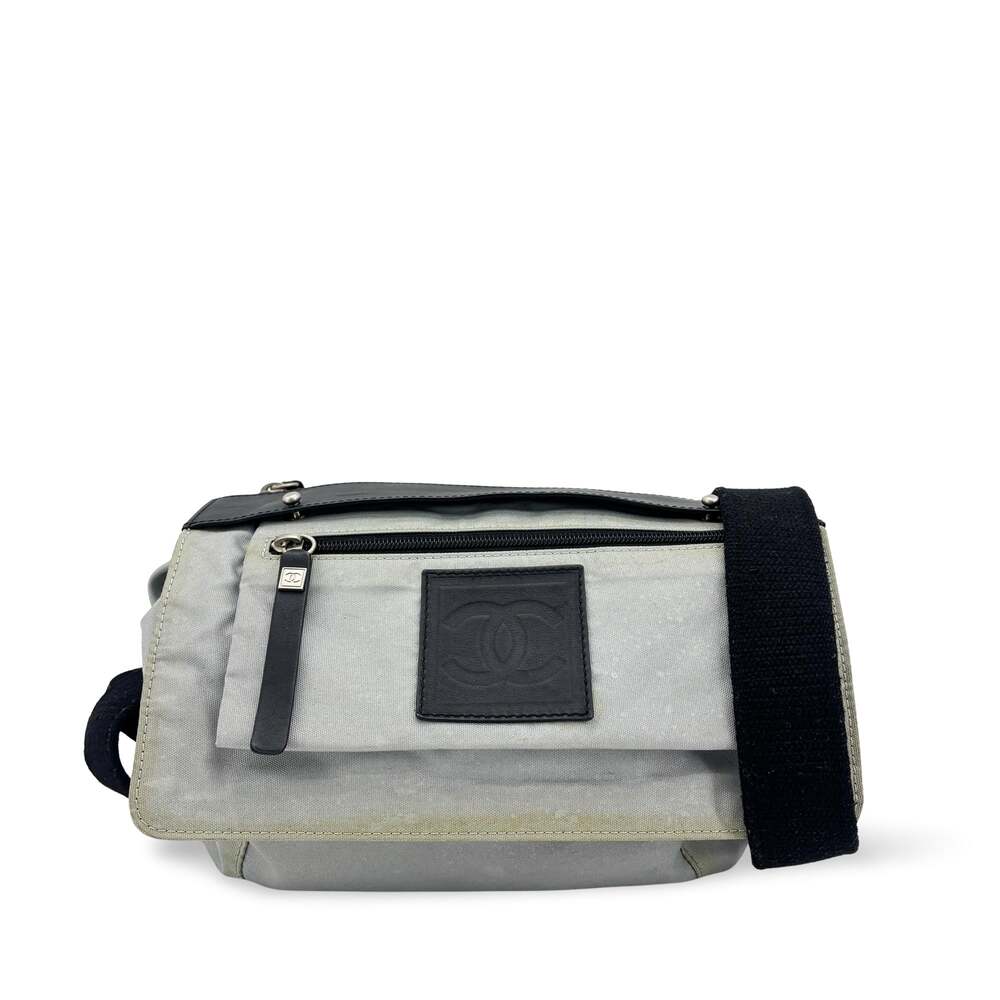 Chanel Sport Line Messenger Bag Grey #351908F87B